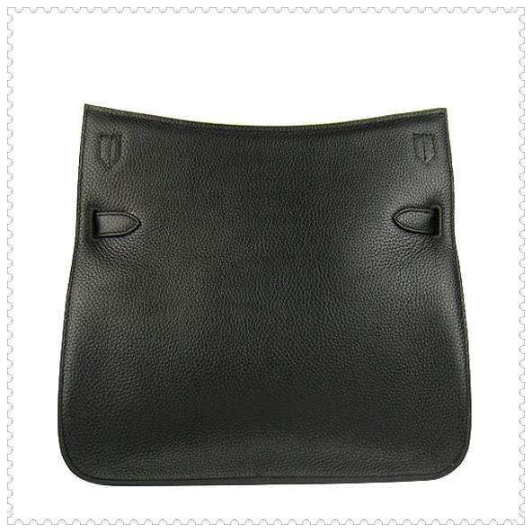 Hermes Jypsiere shoulder bag black with silver hardware - Click Image to Close